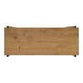 thumbnail image 6 of Furniture of America Trist Transitional 3-Shelf Bookcase with Sliding Doors, White and Oak, 6 of 16