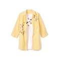 thumbnail image 3 of Woman Within Plus Size 2-Piece Embroidered Poplin Tunic And Tee Set, 3 of 6