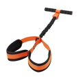 thumbnail image 1 of AWHAO Bande de Résistance à Pédale de Tension Réglable avec Poignée Corde Extensible en Latex pour la Maison Tangerine, 1 of 9