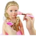 thumbnail image 4 of ZITA ELEMENT 18 inch Doll Accessories Clothes Makeup Set 19 Pcs - American Doll Dress with Makeup Stuffs for 18" Dolls, 4 of 6