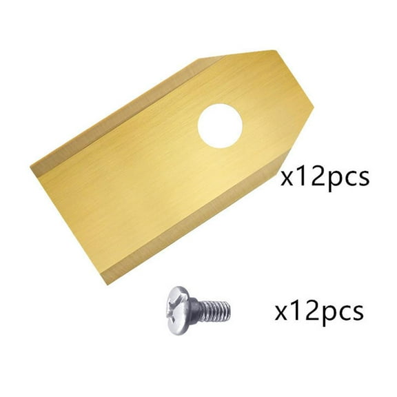 Replacement Robotic Lawn Mower Cutting for Husqvarna, Gardena McCulloch Robotic Lawn,Robotic Lawn Mower Replacement Blades with Screws