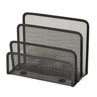 Vinyl Letter Holder - Buddy Products Mesh Letter Holder, Metal, Black