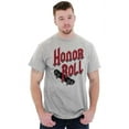 thumbnail image 3 of Skate Board Honor Roll Funny Men's Big & Tall Crewneck Graphic Tee Brisco Brands 2X, 3 of 4
