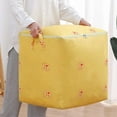 thumbnail image 4 of Bolsa de almacenamiento Youfen de tela no tejida con cremallera (55 x 55 x 45 cm) | Organizador resistente para colchas y ropa con asas reforzadas | Bolsa de mudanza plegable impermeable para, 4 of 7