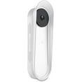 thumbnail image 1 of CaseBot Cover for Nest Doorbell (Battery) 2021, Weatherproof Protective Silicone Doorbell Skin Case, Not Compatible with Nest Hello Video Doorbell (Wired), White, 1 of 7