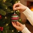 thumbnail image 4 of Miwamany Christmas Ball Ornaments 6 Pack, 6cm Large Glitter Christmas Tree Balls Shatterproof, Hanging Baubles for Xmas Tree Holiday Party Home Decor, Christmas Decorations Indoor, 4 of 7