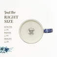 thumbnail image 7 of Spode Blue Italian Collection 9 Oz Mugs, Set of 4 Cups for Tea, Warm Beverages, and Coffee, Made of Fine Porcelain, Blue/White, Dishwasher and Microwave Safe, 7 of 7