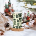 thumbnail image 2 of Yayeee Flameless Candles with Remote Flickering Battery Operated Multi Color Changing, Green Geometric, 2 of 7