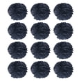 thumbnail image 1 of FELTECHELECTR 12 bolas de flores de papel de 30 cm para decoración de fiestas en casa, bodas, festivales (negro), 1 of 6
