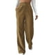 thumbnail image 5 of Pantalones informales, Pantalones Sueltos de Cinta de Pierna Recta para Ir de Compras, 5 of 5