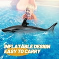 thumbnail image 5 of IFANLANDOR 4Pcs Inflatable Floating Shark Playthings Durable PVC Sharks for Birthday Beach and Celebration Parties, 5 of 5