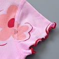 thumbnail image 6 of Toddler Girl Pajamas Summer Kids Thin Pajamas Strawberry Pattern Short Sleeve Set Air Conditioning Home Clothes Pajamas for Boys Pink 2 Years-3 Years, 6 of 6