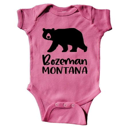

Inktastic Bozeman Montana Black Bear Silhouette Gift Baby Boy or Baby Girl Bodysuit