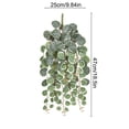 thumbnail image 3 of Plantas Artificiales De Plástico Planta artificial colgante de ratán verde, enredadera de plástico para decoración de pared, bodas y hogar (1 pieza) Rkxzt, 3 of 6