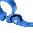 thumbnail image 4 of BOLANY MTB Bike Seatpost Clamp, Aluminum Alloy Quick Release, 34.9mm, Blue, 4 of 4
