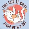 thumbnail image 2 of CafePress - Sleep With A Cat Body Suit - Baby Light Bodysuit, Size Newborn - 24 Months, 2 of 4