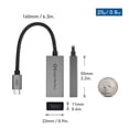 thumbnail image 5 of Cable Matters 48Gbps USB C to HDMI Adapter Supporting 4K 120Hz and 8K HDR - Thunderbolt 3 and Thunderbolt 4 Port Compatible - Maximum Supported Resolution on Any Mac via This Adapter is 4K@60Hz, 5 of 7