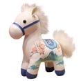 thumbnail image 3 of Qiweii Cute Plush Horse Squishy Figurine，Soft Squishable Pony Stuffed Ornament for Home Desk Shelf Decor and Stress Relief Play, 3 of 3