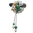 thumbnail image 1 of 1pc Pelo Tie Cabello Vintage Panipolla de Panipolla Jade Hair Loop Hanfu Tocado Decoración del cabello, 1 of 6