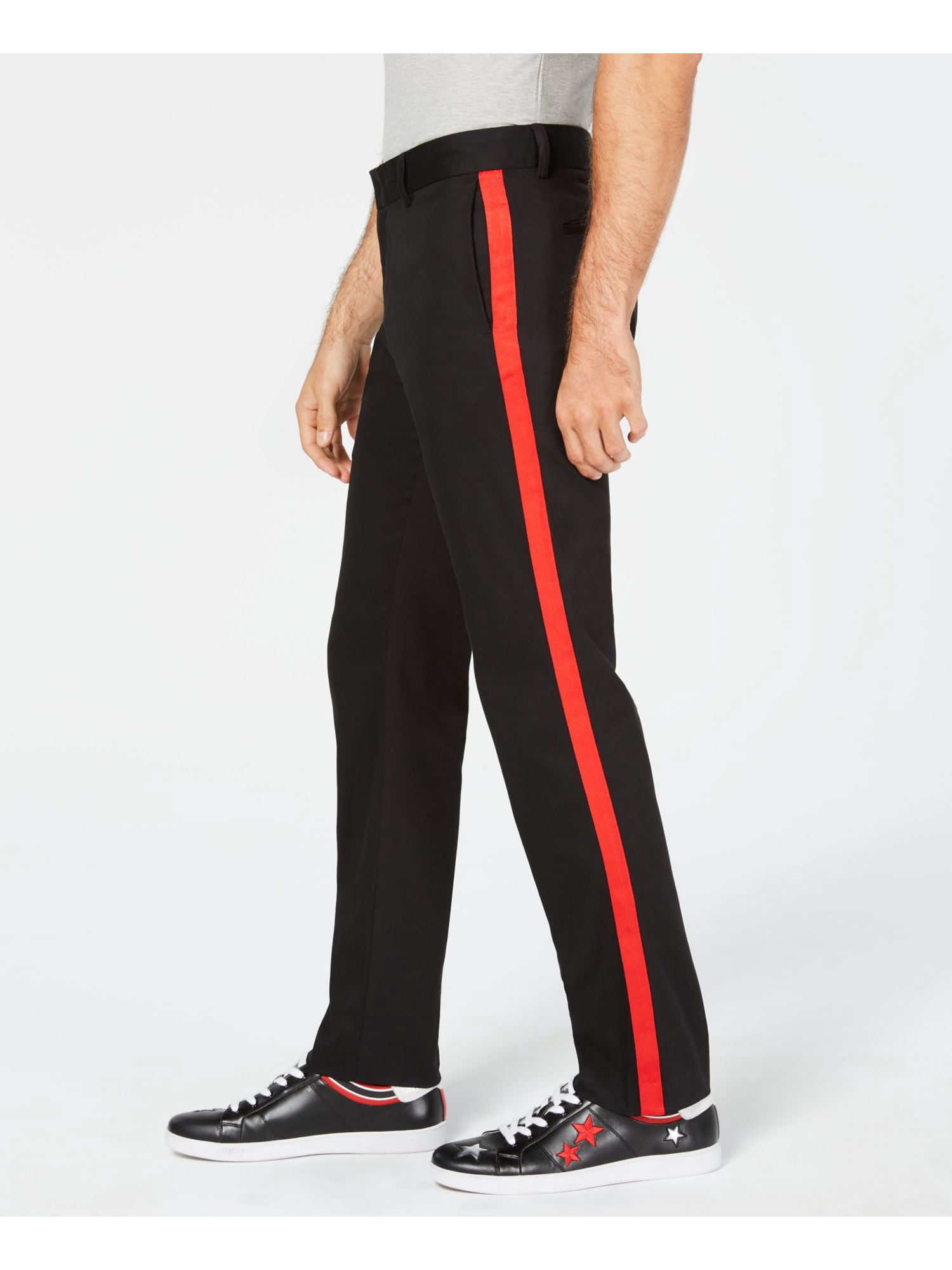 Calvin Klein Mens Red Stripe Casual 