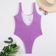 thumbnail image 3 of WILLBEST Trajes de Baño de Natación Para Mujer Trajes de Baño de Cintura Alta Para Mujer Traje de Baño Cruzado Con Lazo En La Espalda Traje de Baño Monokini Traje de Baño de 1 Pieza, 3 of 5