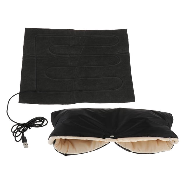 A prueba , a prueba de frío, para coche, , accesorios para Negro con calentador Zulema Stroller Warm Gloves