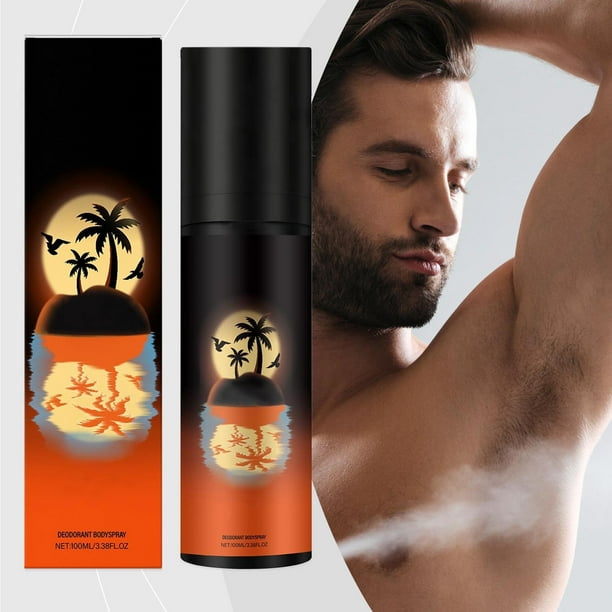 Pisexur Belleza Maquillaje Desodorante masculino multipack con mango y mandarina, fragancia duradera con 48 horas de frescura total, spray corporal sin aluminio, 100 mlpara mujeres y hombres