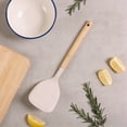 thumbnail image 4 of Mainstays 12.6" Silicone Solid Kitchen Turner with Bamboo Handle, 4 of 6