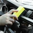 thumbnail image 2 of 12/6pcs Car Care Applicator Pad, Car Tire Wheel Dressing Curved Foam Sponge Pad,  Gloss Shine Color Polishing Sponge Wax, Mess Free Application Tire Dressings, Reusable and Washable, 2 of 9