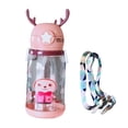 thumbnail image 2 of Botellas de agua para , agua potable para , botellas de agua para sin BPA, botellas para , botella de ROSADO Macarena Botellas de Oso Kawaii, 2 of 8