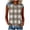 Khaki, variant on Women's Tank Tops Denim Collar Grid Print Casual Retro Tank Top for Streetwear & Vacation