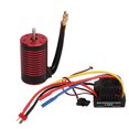 thumbnail image 1 of Motor sin escobillas RC 3660 y controlador de velocidad eléctrico ESC sin escobillas 80A, conector macho T, conjunto ESC para coche 1/8 RC 2600KV, 1 of 10