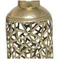 thumbnail image 5 of DecMode 30, 25, 21"H Geometric Tall Slim Floor Gold Metal Vase with Open Frame Design, Set of 3, 5 of 9