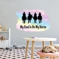 thumbnail image 2 of Country / Western / Cowgirl Wall Decals for Boys Bedroom - Cowboys on Multicolored Background Cowboy DIY & Creativity Boy Girl Bedroom Wall Sticker - Size: 20 In x 14 In, 2 of 5