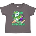 thumbnail image 3 of Inktastic St Patricks Day Irish Unicorn Illustration with Shamrocks Boys or Girls Toddler T-Shirt, 3 of 5