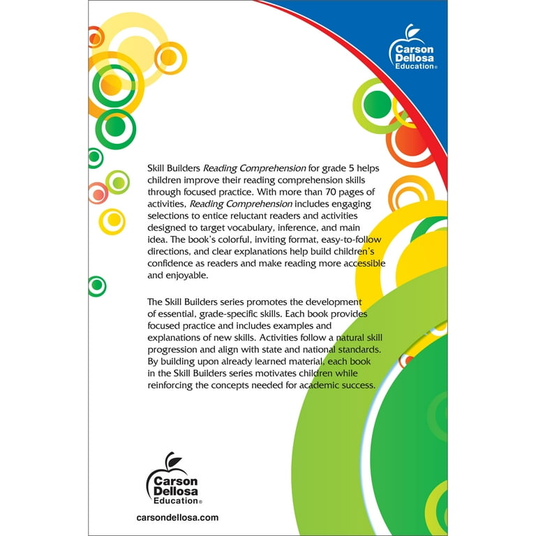 Carson Dellosa Skill Builders Reading Comprehension Workbook