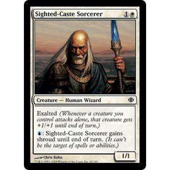 MtG Shards of Alara Common Sighted-Caste Sorcerer #26