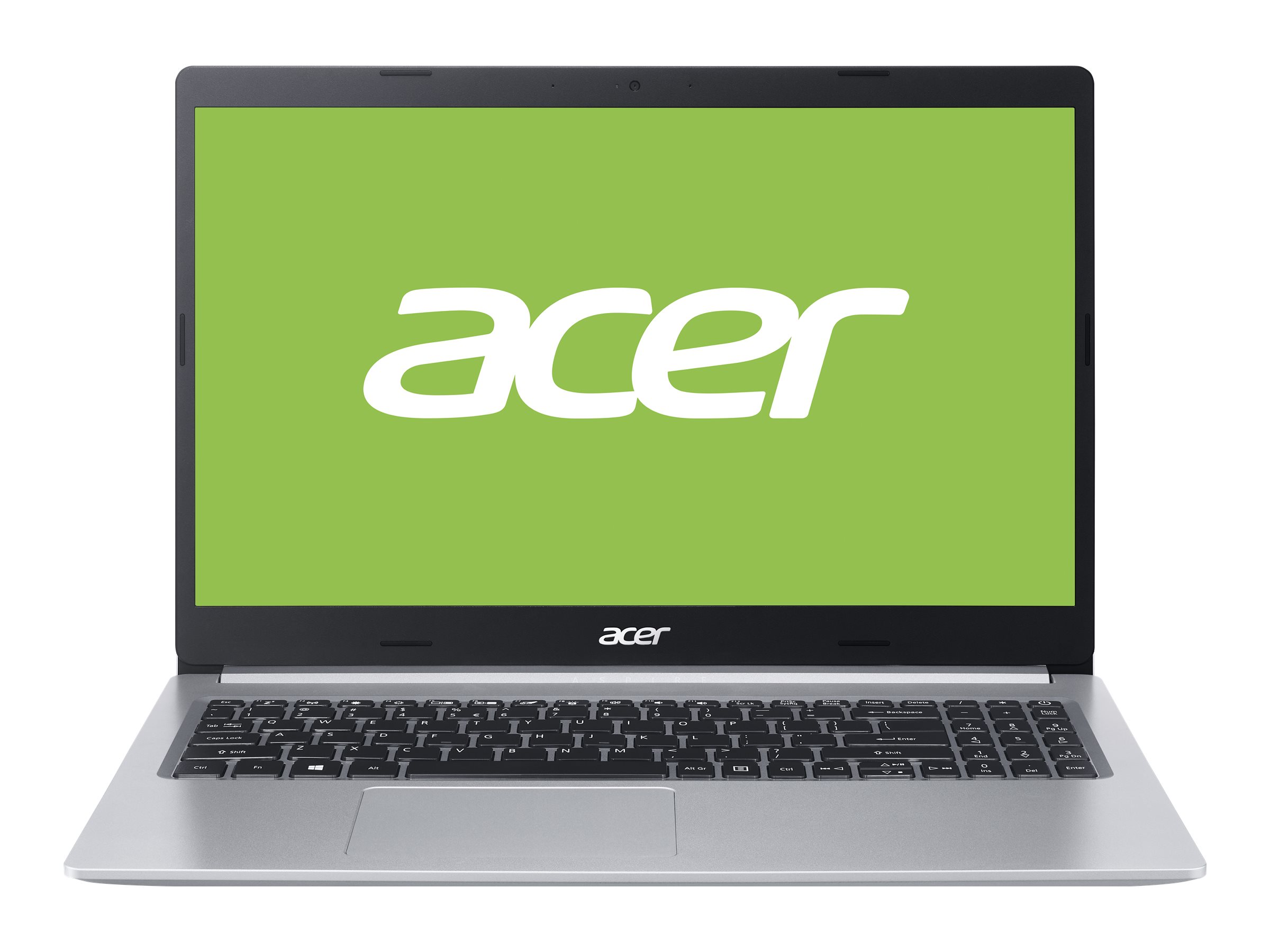 Acer Aspire 5 A515-54-37U3 - Intel Core i3 10110U / 2.1 GHz - Windows 10 Home 64-bit in S mode - UHD Graphics - 4 GB RAM - 128 GB SSD NVMe - 15.6" IPS 1920 x 1080 (Full HD) - Wi-Fi 5 - pure silver - kbd: US Intl - image 2 of 7
