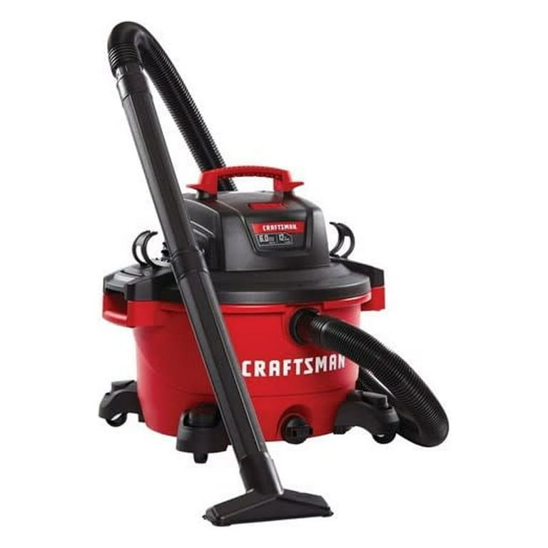 Craftsman 12 Gallon Wet/Dry Vac with 6.0 Peak HP, Dual-Flex