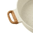 thumbnail image 5 of The Pioneer Woman Prairie Signature 6-Quart Cast Aluminum Jumbo Cooker Saute Pan, Linen Speckle, 5 of 5