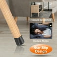 thumbnail image 4 of Uxcell 36Pcs Tapones Redondos para Patas de Silla de 0.5 pulgadas, Cubiertas para Patas de Silla para Pisos de Madera, para Pisos de Muebles, Color Negro, 4 of 6