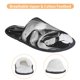 thumbnail image 3 of Fotbe Fluid Black White Paint Swirls Pantuflas Peludas para Mujer con Estampado, Zapatillas de Peluche, Zapatos de Invierno para Casa, Uso Interior y Exterior-Large, 3 of 8