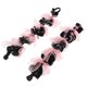 thumbnail image 2 of 2pcs Braided Ponytail Extensions: Princess Wig Synthetic Hair Extensions Hairpieces With Bows For Kids Girls Toddlers Children Dress Up Parties And Pl, 2 of 3