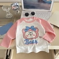 thumbnail image 2 of NIEWTR Boys Girls Sweatshirts 2t 3t 4t 5t 6t 7t Kids Toddler Solid Long Sleeve Pullover Crewneck Tops Shirts Fall Winter Clothes(A-Light Pink,6-12 Months), 2 of 6