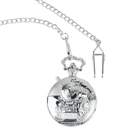 LULULION 1Pc Vintage Pocket Watch Creative Design Clothes Decorative Gift