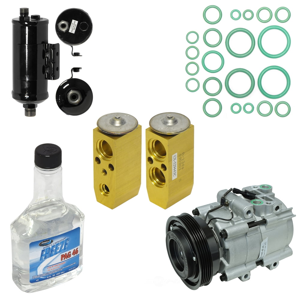 A/C Compressor and Component Kit -- Compressor Replacement Kit Fits select: 1999-2002 HYUNDAI SONATA GL, 2001-2002 KIA OPTIMA