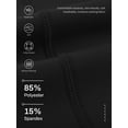 thumbnail image 6 of NELEUS Womens High Waist Capri Yoga Leggings Cropped Pant for Workout with Two Pockets,Black,US Size L, 6 of 12