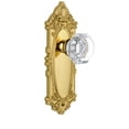 thumbnail image 3 of Grandeur 814401 Grande Victorian Solid Brass Rose Privacy Door Knob Set - Brass, 3 of 7