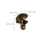 thumbnail image 2 of DEEPCRAFF 10Ud Hebillas Para Cordones De Bota Color Marron Para Bricolaje Y Reparacion De, 2 of 8