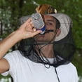 thumbnail image 2 of Htwon Mosquito Head Net Sun Hat Bug Bee Protection Mesh Fishing Outdoor Men Women Cap Camo, 2 of 5